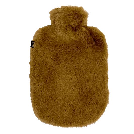 BOUILLOTTE EN FAUSSE FOURRURE GOLD HAOMY -LA PETITE BOITE JAUNE