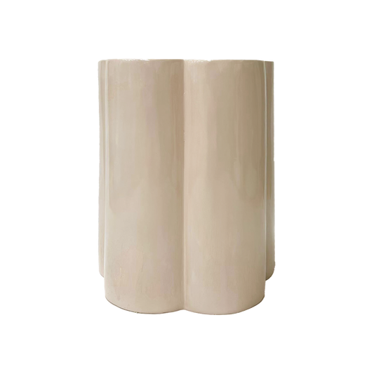 Tabouret ou bout de canapé design en céramique - plusieurs coloris