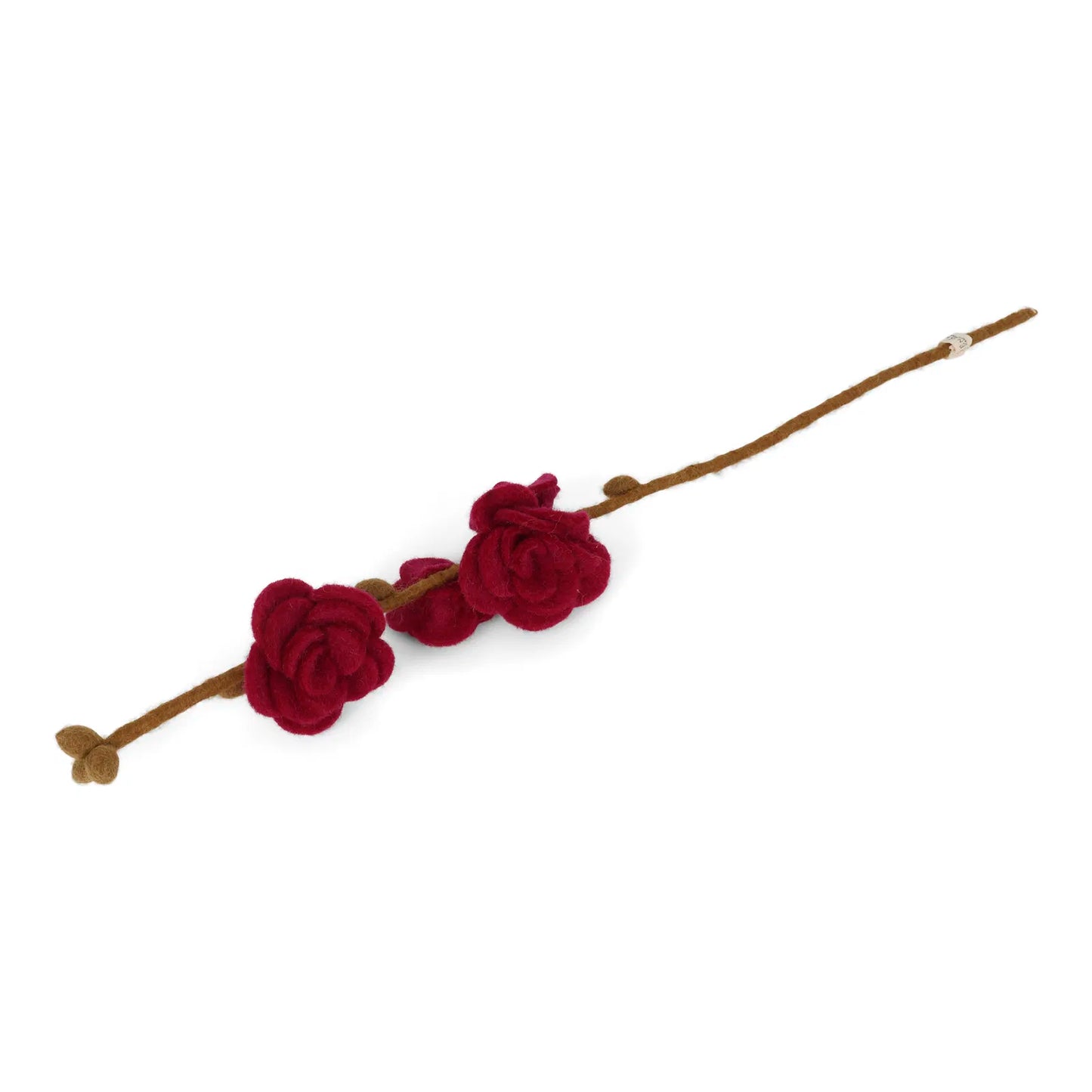 Branche de fleurs de rose en laine - Gry et Sif