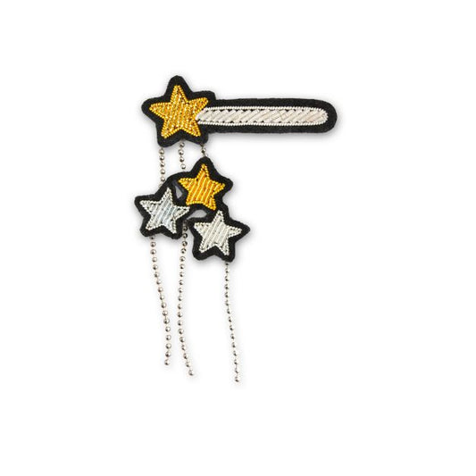 BROCHE BAGUETTE MAGIQUE ET ETOILES MACON ET LEQUOY - LA PETITE BOITE JAUNE