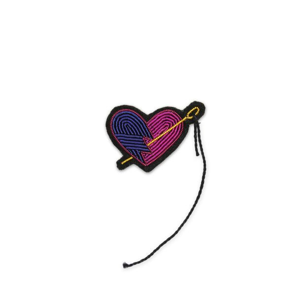 BROCHE COEUR RAPIECE MACON ET LESQUOY - LA PETITE BOITE JAUNE