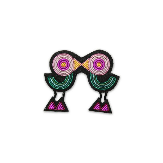 BROCHE OISEAU LIBERTY BOOBS MACON ET LESQUOY  LA PETITE BOITE JAUNE