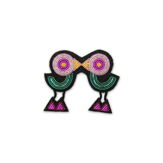 BROCHE OISEAU LIBERTY BOOBS MACON ET LESQUOY  LA PETITE BOITE JAUNE