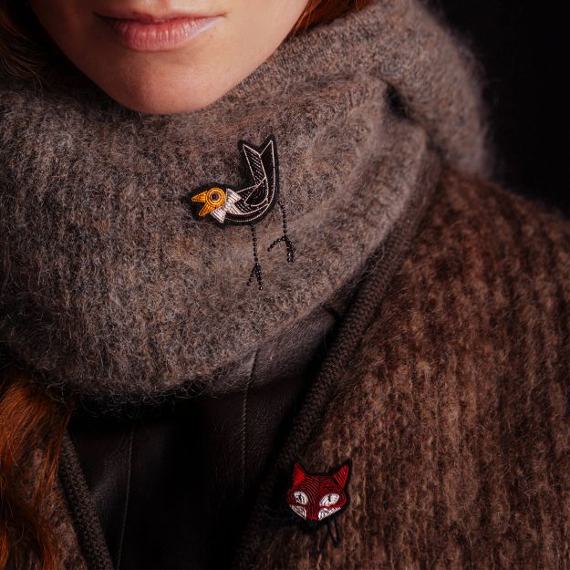 BROCHE RENARD MISTER RUSE MACON ET LESQUOY - LA PETITE BOITE JAUNE