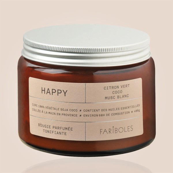 Bougie Parfumée 400 g  - Fariboles