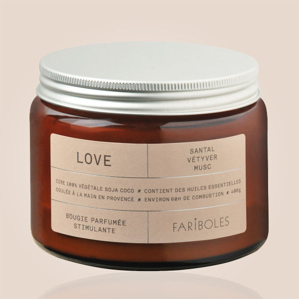 Bougie Parfumée 400 g  - Fariboles