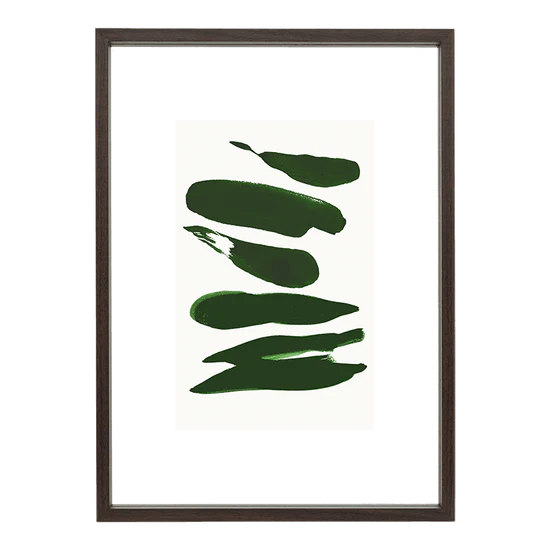 CADRE PHOTO DESIGN  BOIS DE NOYER 30X42  - LA PETITE BOITE JAUNE