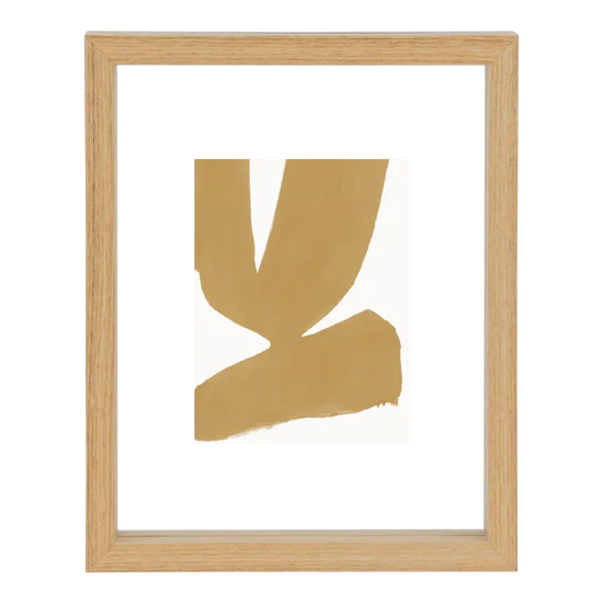 CADRE PHOTO FLOTTANT DESIGN EN BOIS CLAIR 10X15 CM- LA PETITE BOITE JAUNE