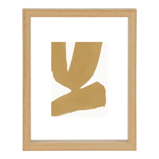 CADRE PHOTO FLOTTANT DESIGN EN BOIS CLAIR 10X15 CM- LA PETITE BOITE JAUNE