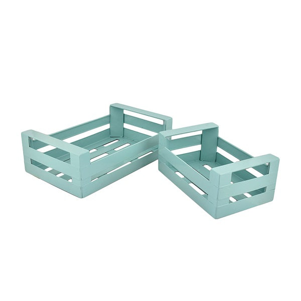 CAGETTE EN METAL CELADON