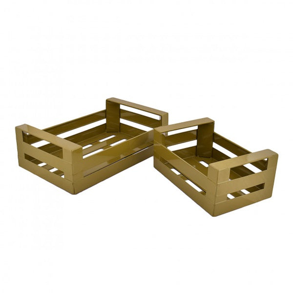 CAGETTE EN METAL VERT KAKI- LA PETITE BOITE JAUNE