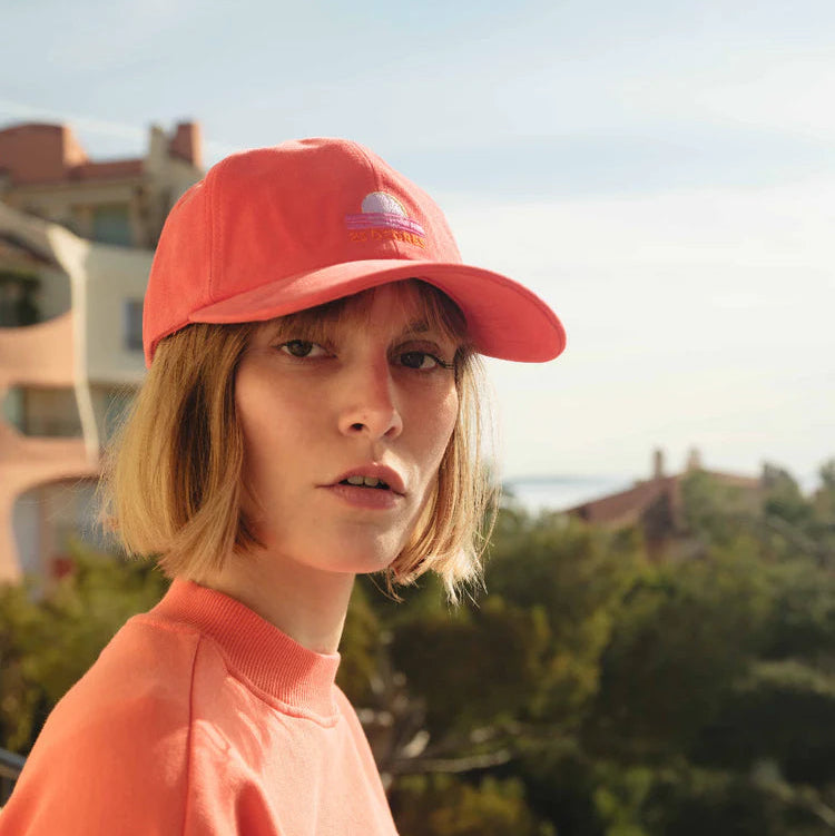 Casquette en coton, modèle SUNNY, coloris orange. 