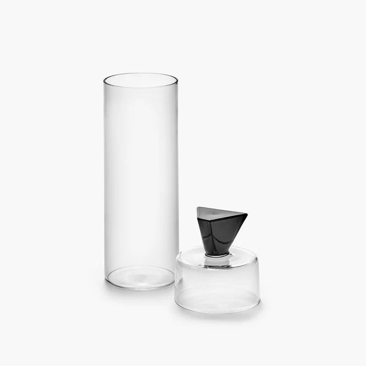 CARAFE ET VERRE EN VERRE SILO POUR SERAX - LA PETITE BOITE JAUNE