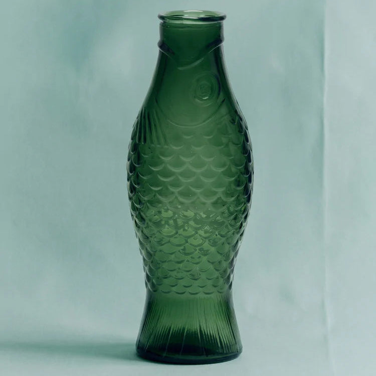 CARAFE POISSON SERAX PAOLA NAVONE VERT FONCE - LA PETITE BOITE JAUNE