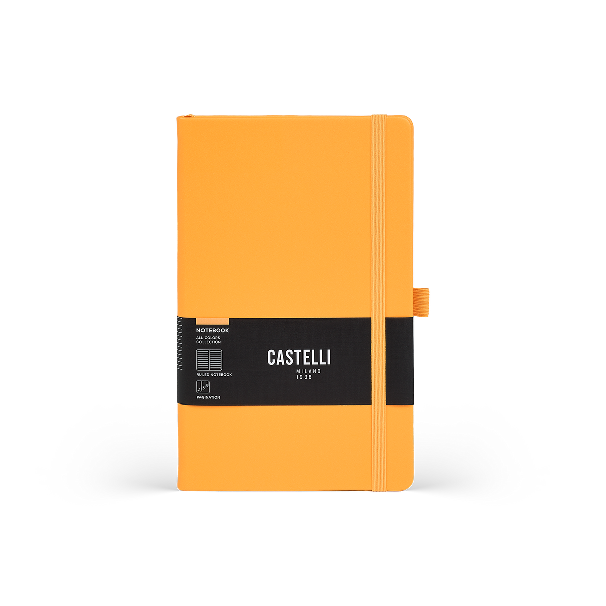 Carnets Castelli, collection All colour, coloris jaune.
