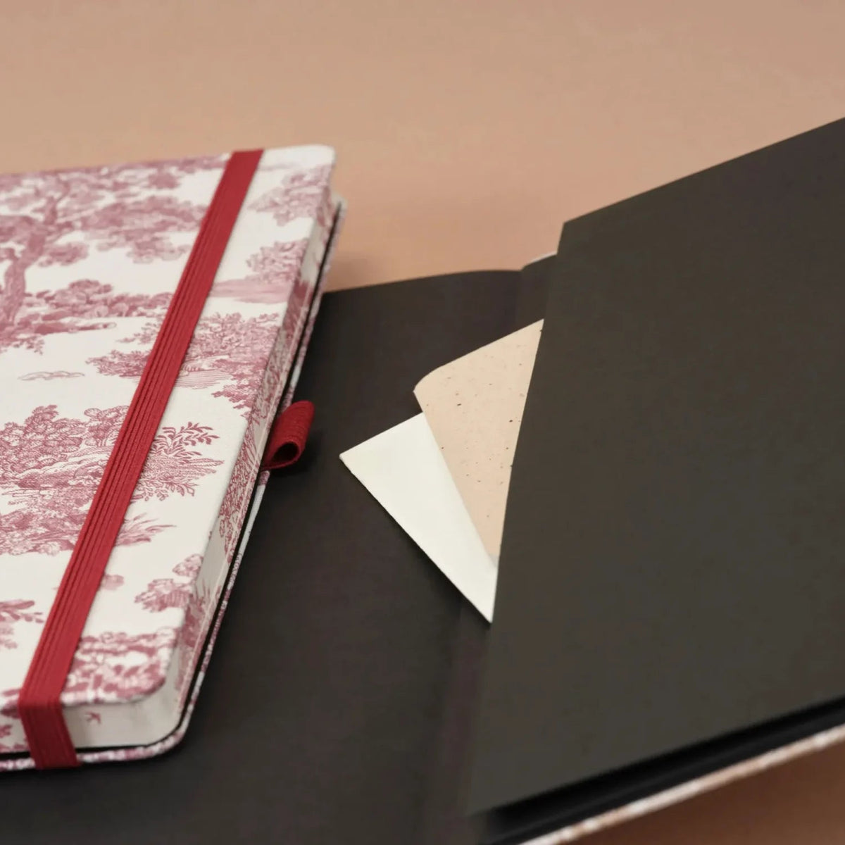 Carnet ligné, collection Toile de Jouy, 13x21 cm - Castelli