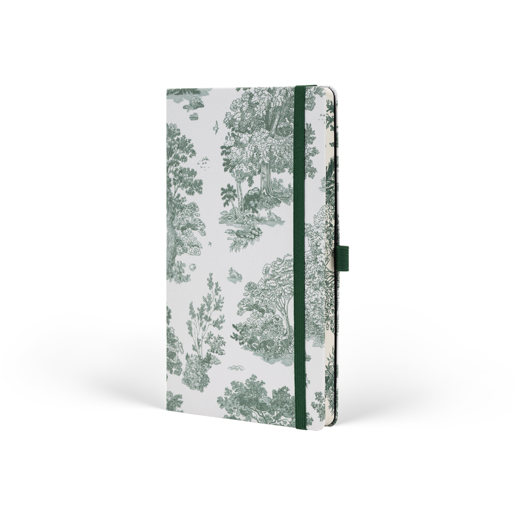 Carnet ligné, collection Toile de Jouy, 13x21 cm - Castelli