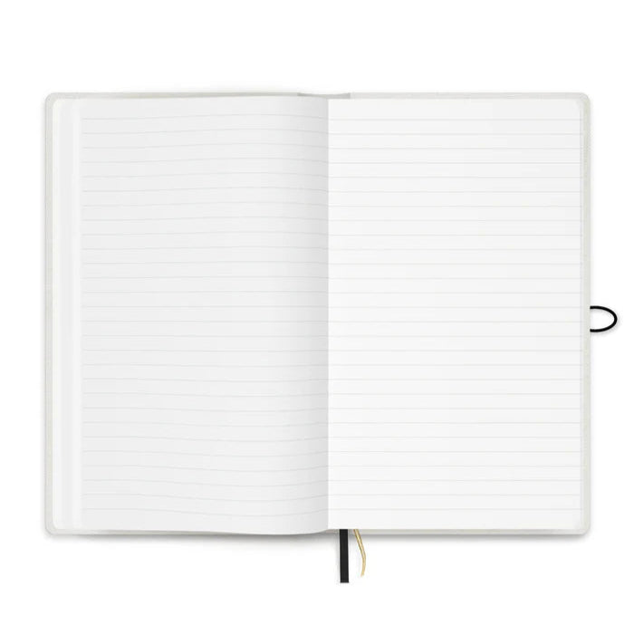 3 carnets intérieurs : 1 ligné, 1 à pointillés, 1 vierge.