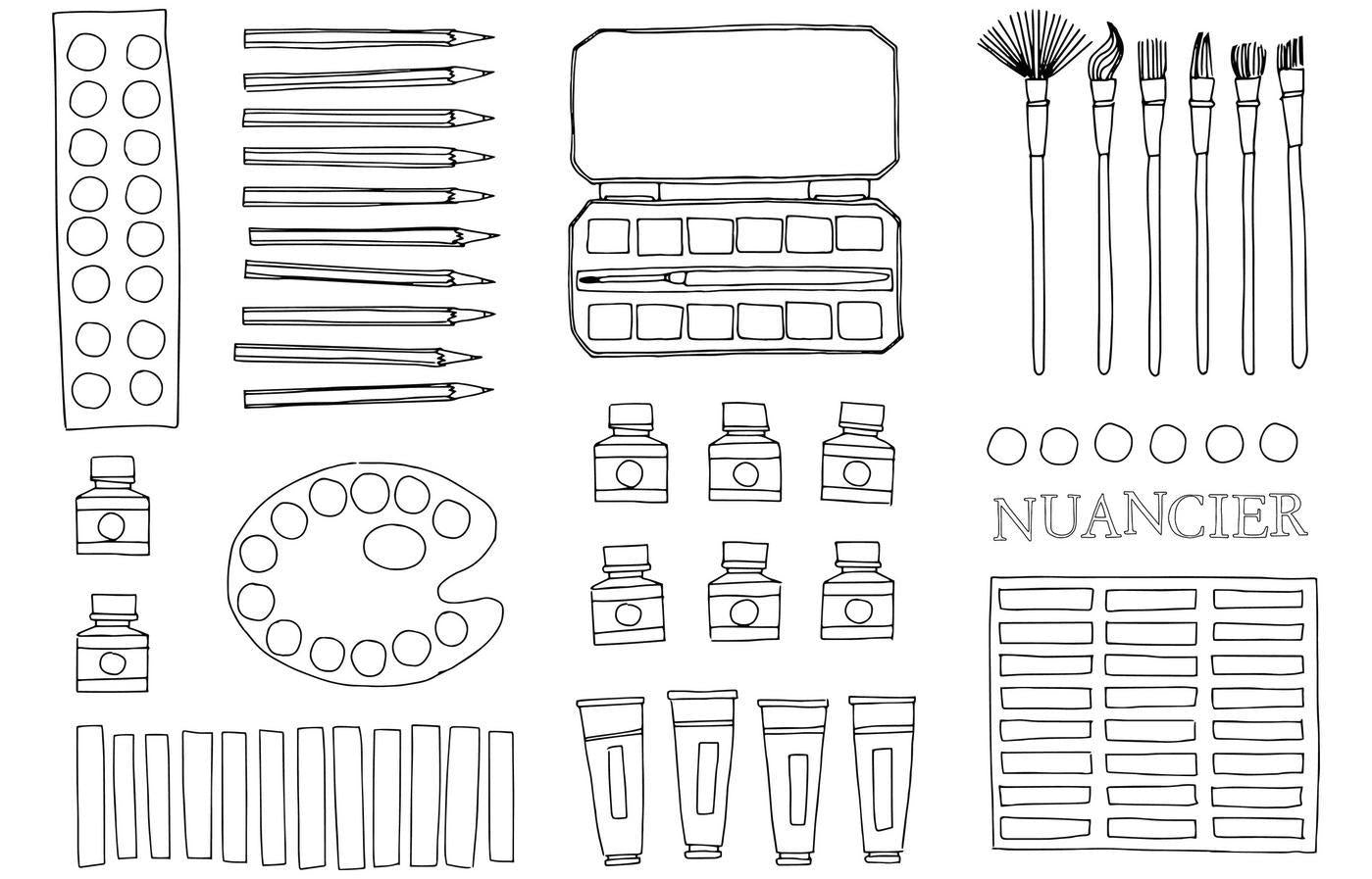 CARNET DE COLORIAGE CREATEURS DE PARIS ZOE DE LAS CASES - LA PETITE BOITE JAUNE