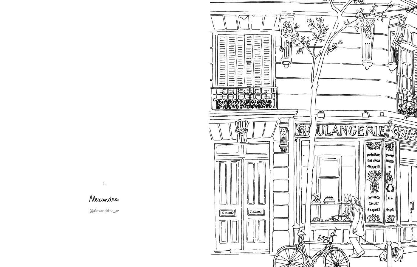 CARNET DE COLORIAGE CREATEURS DE PARIS ZOE DE LAS CASES - LA PETITE BOITE JAUNE