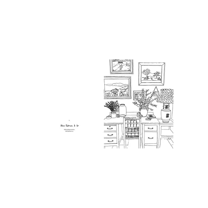 CARNET DE COLORIAGE INSPIRATION CREATEURS ZOE DE LA CASES - LA PETITE BOITE JAUNE