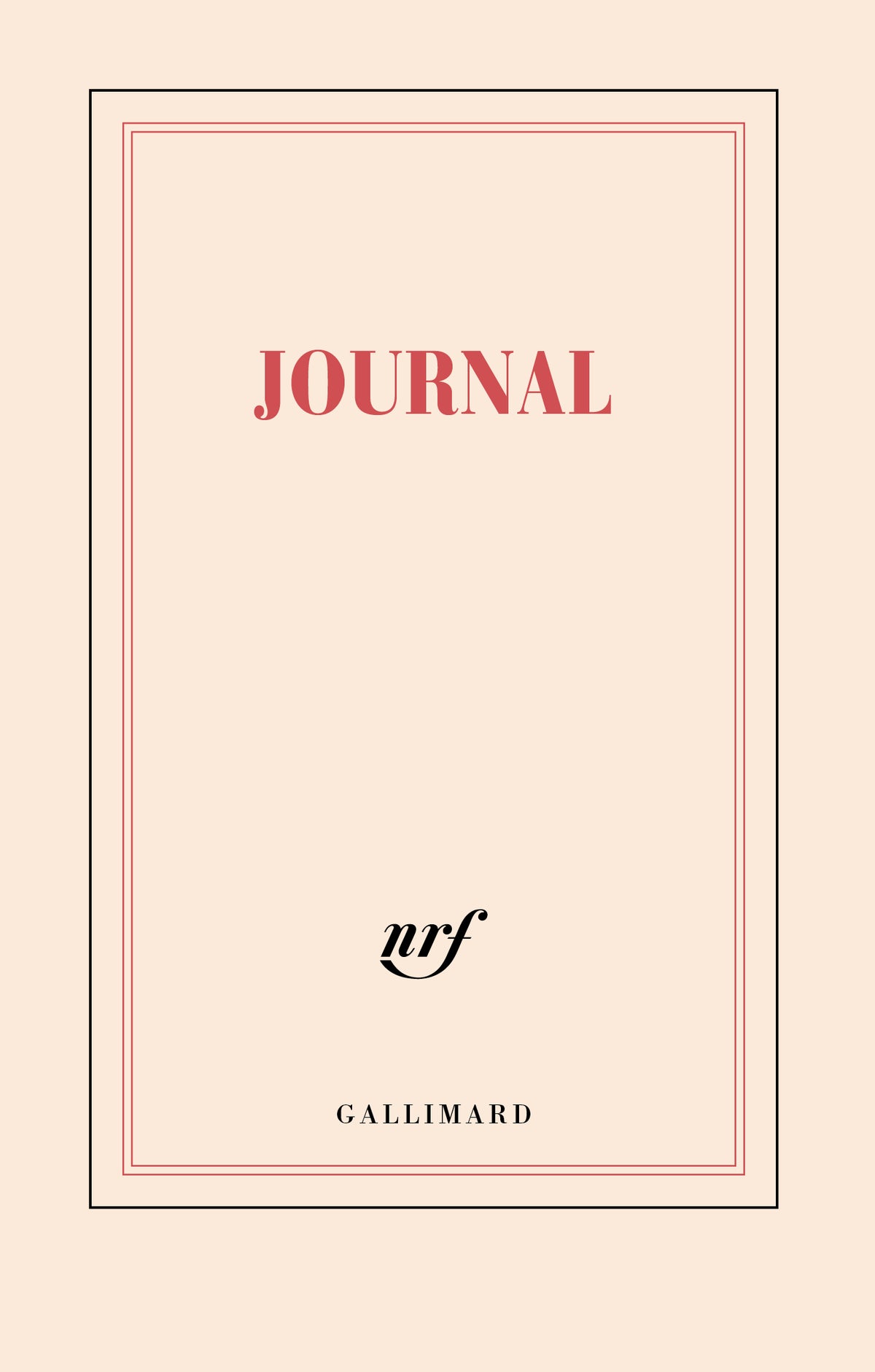 Carnet Journal, papeterie Gallimard.