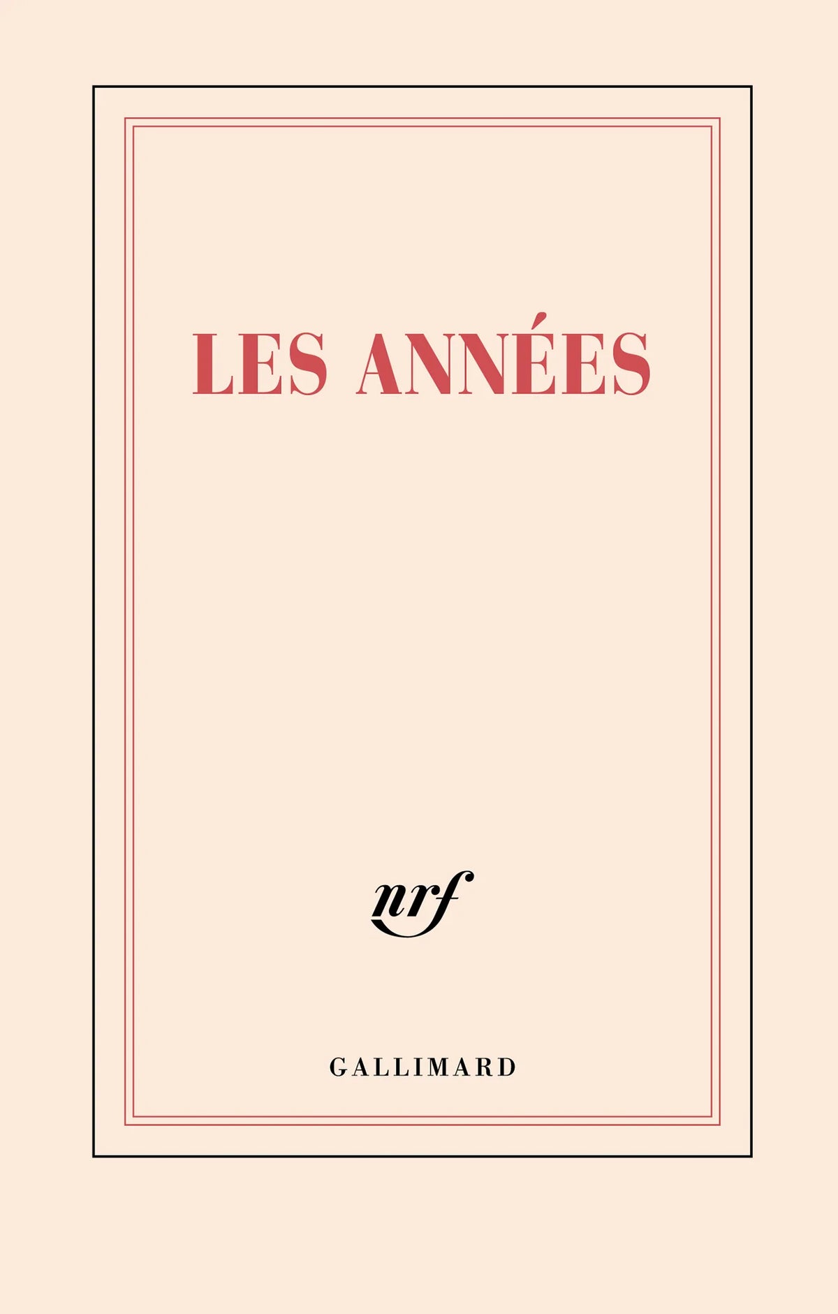 Carnet Les Années, papeterie Gallimard.