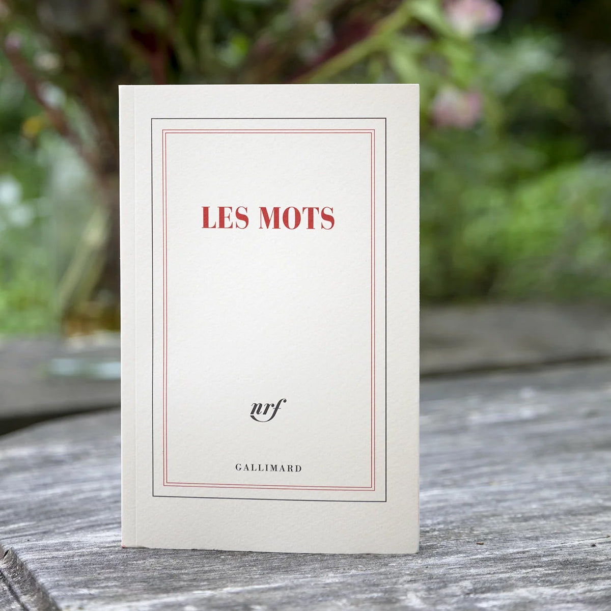 Carnet Les Mots, papeterie Gallimard.
