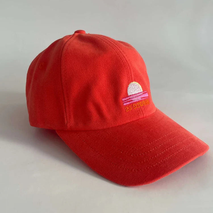 Casquette en coton, modèle SUNNY, coloris orange. 
