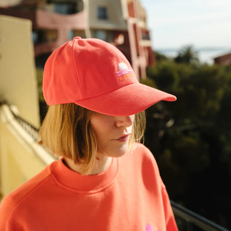 Casquette en coton, modèle SUNNY, coloris orange. 