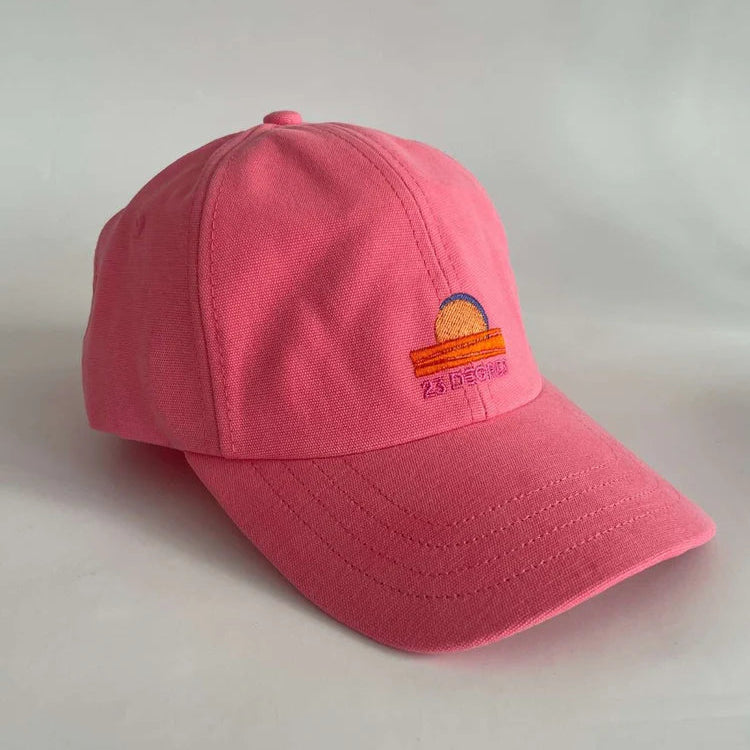 Casquette en coton, modèle SUNNY, coloris rose. 