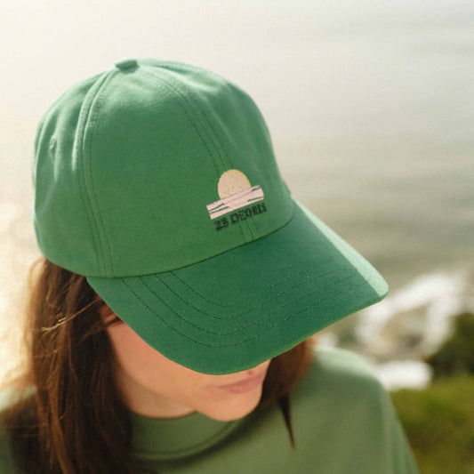 Casquette en coton, modèle SUNNY, coloris vert. 