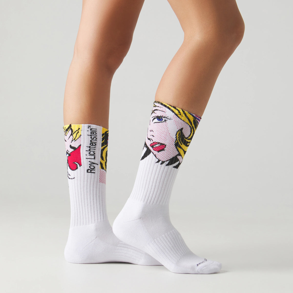 CHAUSSETTES Athletic-Roy-Lichtenstein_LA PETITE BOITE JAUN E