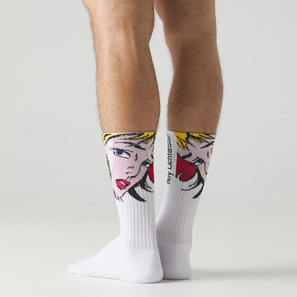 CHAUSSETTES Athletic-Roy-Lichtenstein_LA PETITE BOITE JAUN E