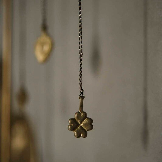 COLLIER SAUTOIR GRIGRI TREFLE BONCOEURS - LA PETITE BOITE JAUNE