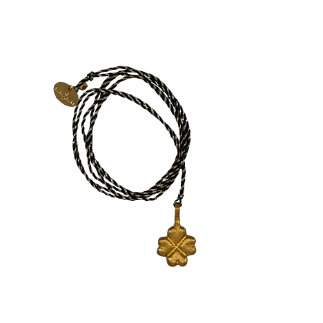 COLLIER SAUTOIR GRIGRI TREFLE 2BONCOEURS - LA PETITE BOITE JAUNE