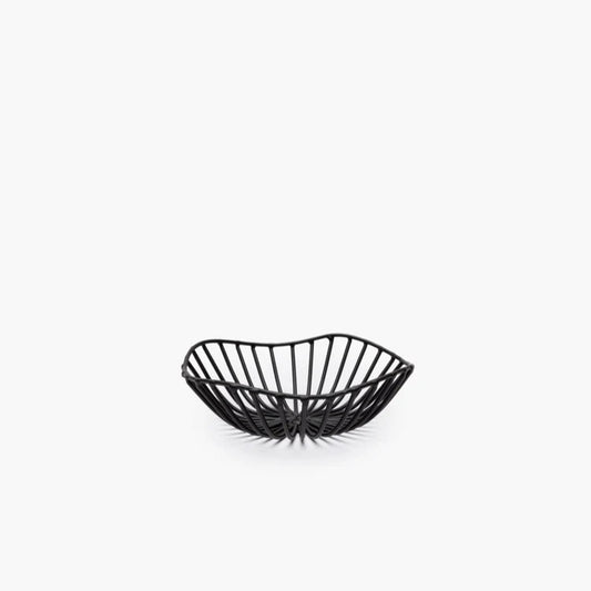CORBEILLE A PAIN EN METAL NOIR SERAX