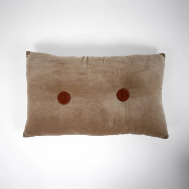 COUSSIN EN VELOURS 30X50 CM - LA PETITE BOITE JAUNE