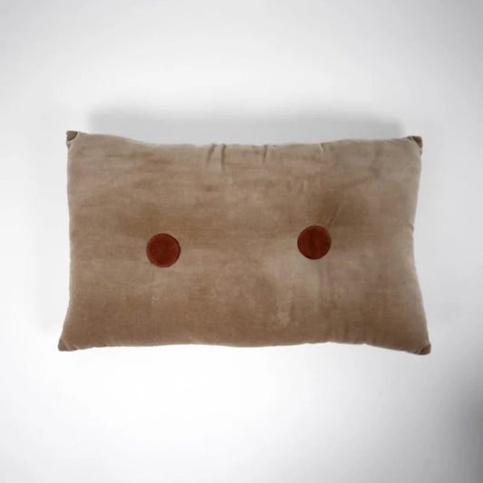 COUSSIN EN VELOURS 30X50 CM - LA PETITE BOITE JAUNE
