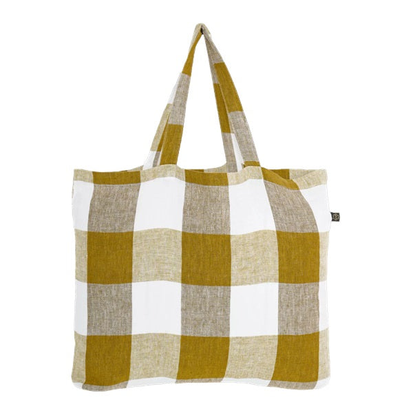 Sac cabas en lin pour la plage ou les voyages