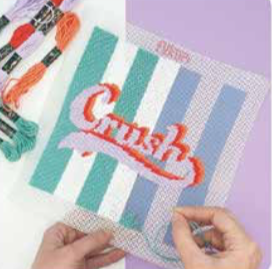 Kit complet de canevas 20 x 20 cm