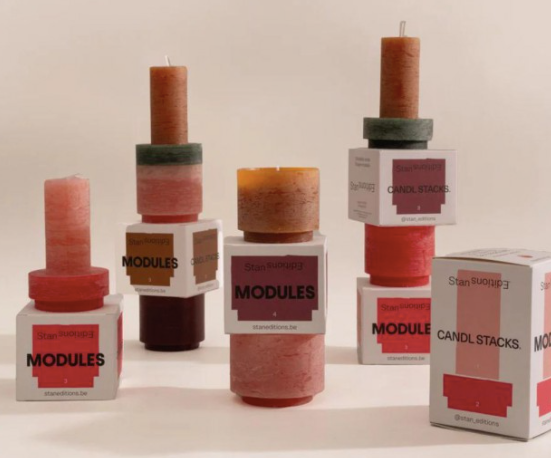 Bougies colorées à empiler de STAN EDTIONS Module 3