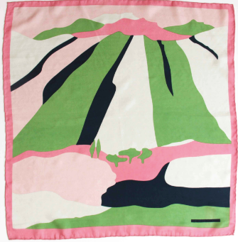 Foulard en soie 50 x 50 cm