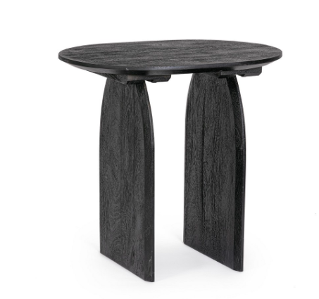 Console ou table d'appoint en bois de manguier noir