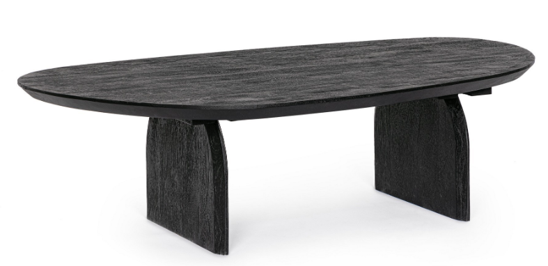 table basse en bois de manguier noir