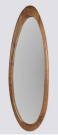 Miroir ovale en bois GM