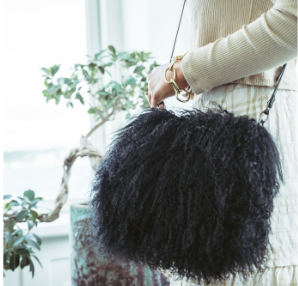 Sac et manchon en peau de mouton