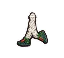 Broche Running Tour de MACON & LESQUOY 4,4x4,9cm
