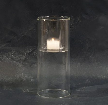 Photophore ou vase en verre