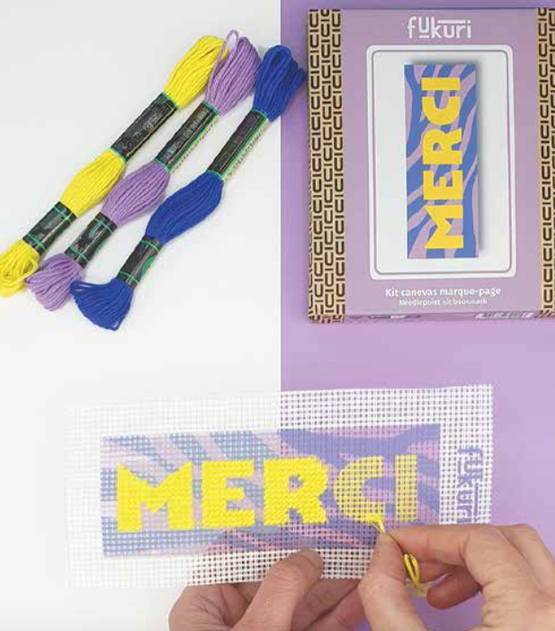 Kit complet de canevas marque pages